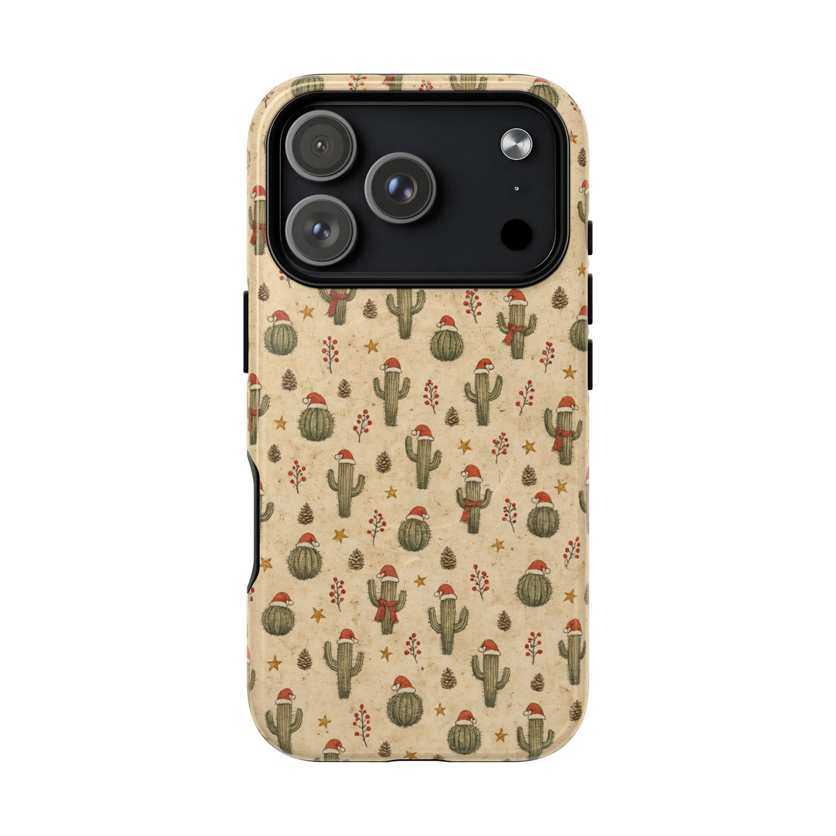 Santa Hat Saguaros Magnetic Case