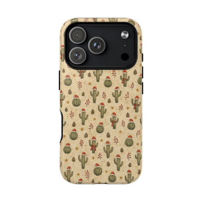 Santa Hat Saguaros Magnetic Case