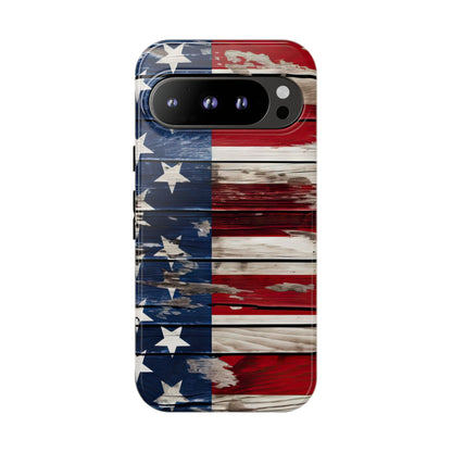 Wood Stars Stripes Tough Case