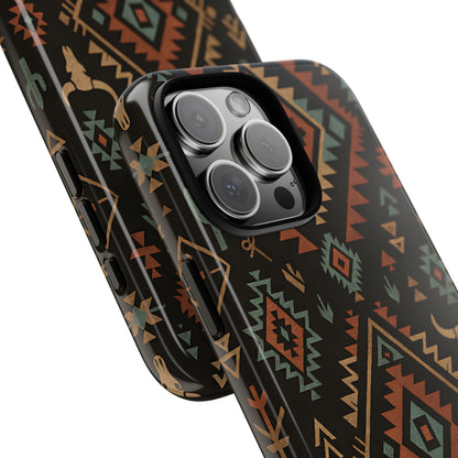 Midnight Western Aztec Tough Phone Case
