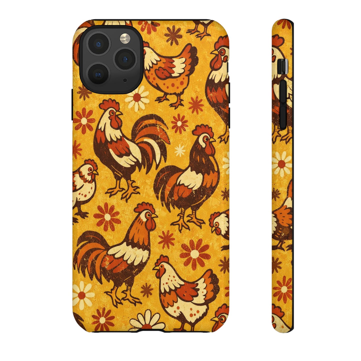 Retro Chickens Tough Case