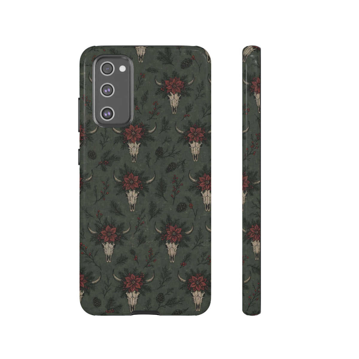 Inked Christmas Skull Tough Case