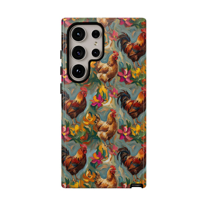 Painted Chickens Tough Case