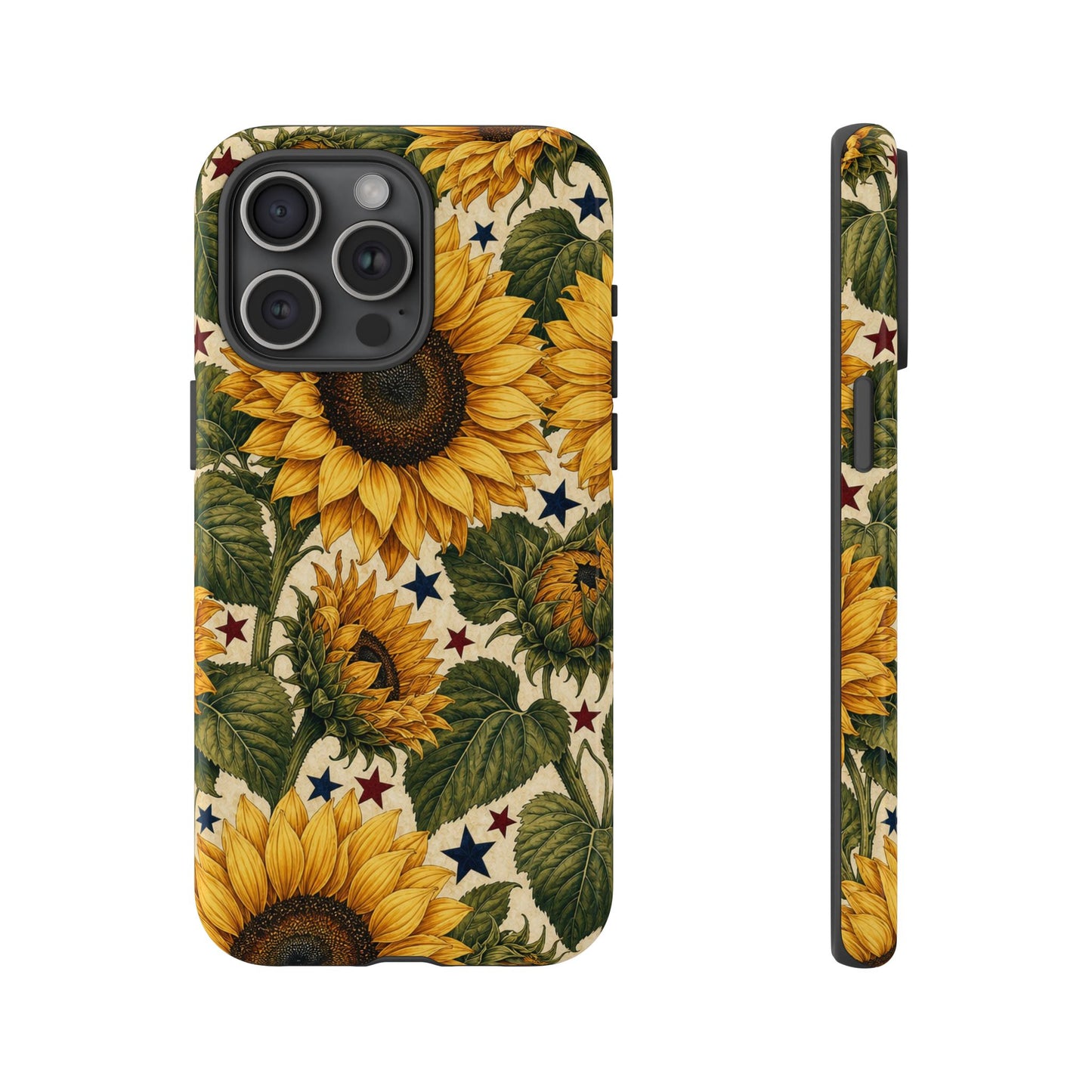 Stars And Sunflowers Tough Case