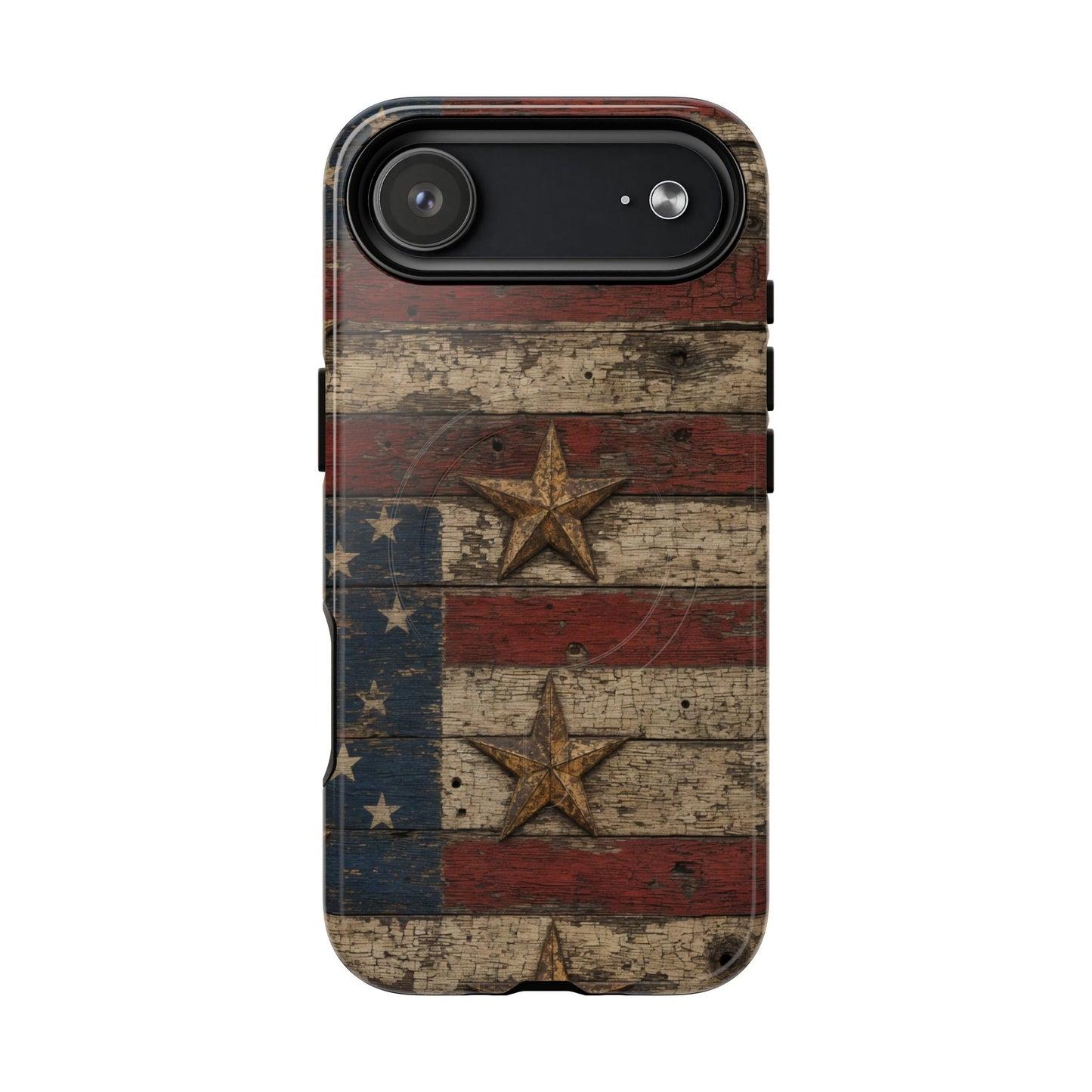 Patriotic Barn Stars Magnetic Case