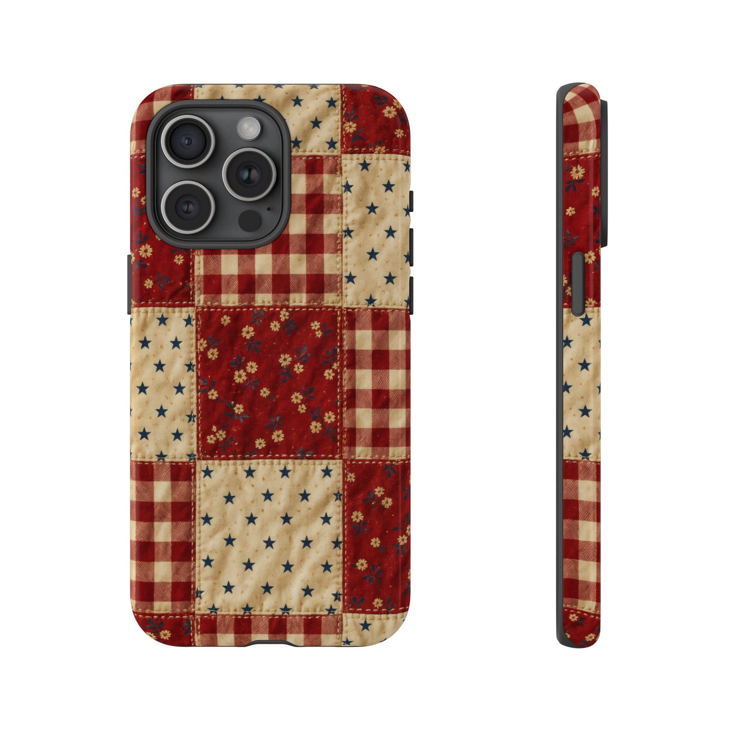 Gingham Stars Tough Case