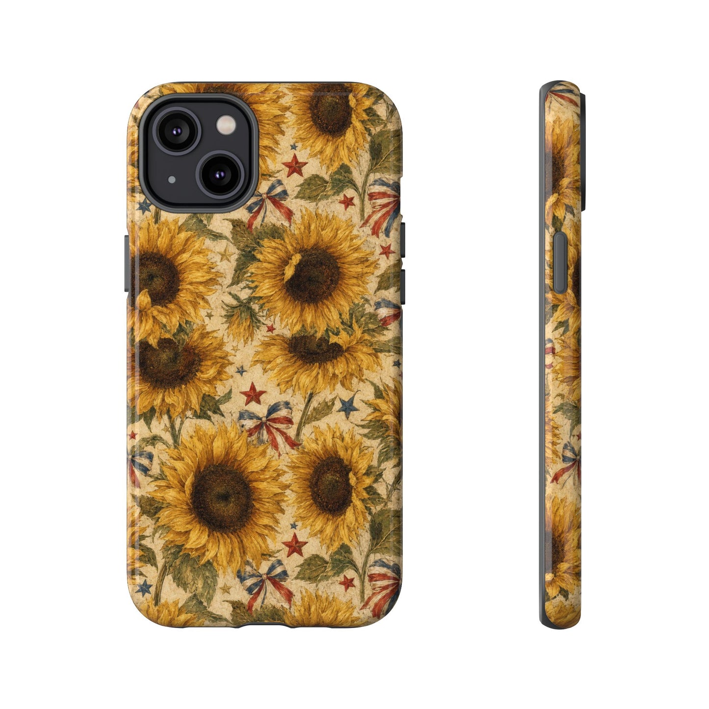 Patriotic Sunflowers Tough Case