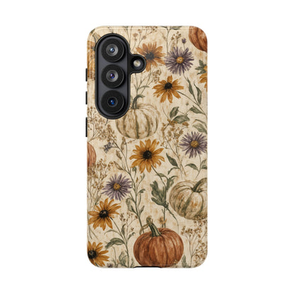 Pumpkin Wildflower Tough Case