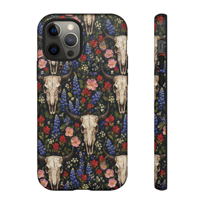 Floral Skull Tough Case