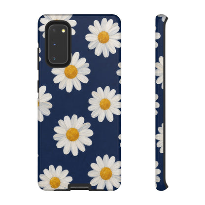 Navy Daisy Tough Case