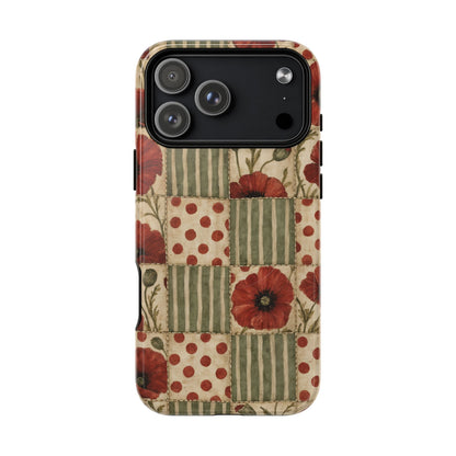 Poppy Patchwork Magnetic Case