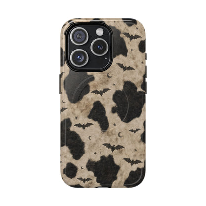 Cowhide Bats Magnetic Case