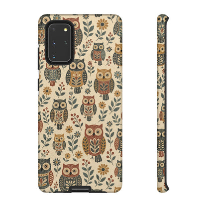 Folk Owls Tough Case