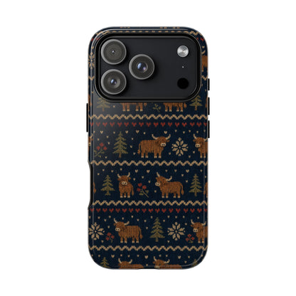 Highland Cow Sweater Tough Case