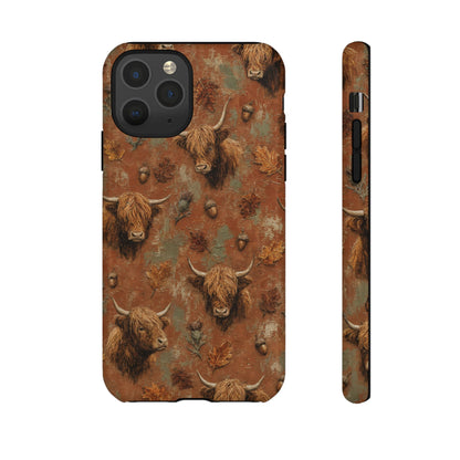 Autumn Highland Cow Tough Case