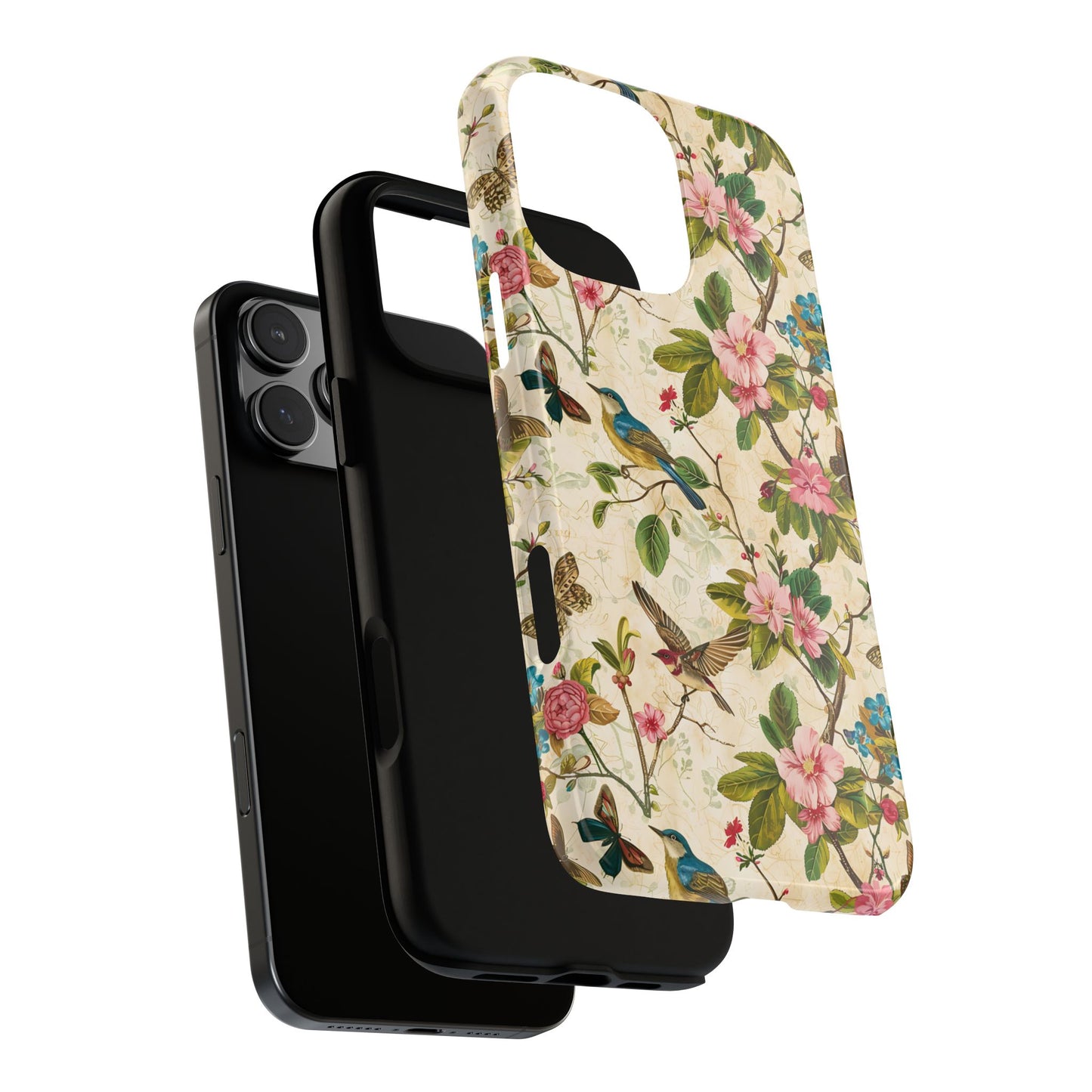Flowers and Birds Tough Phone Case