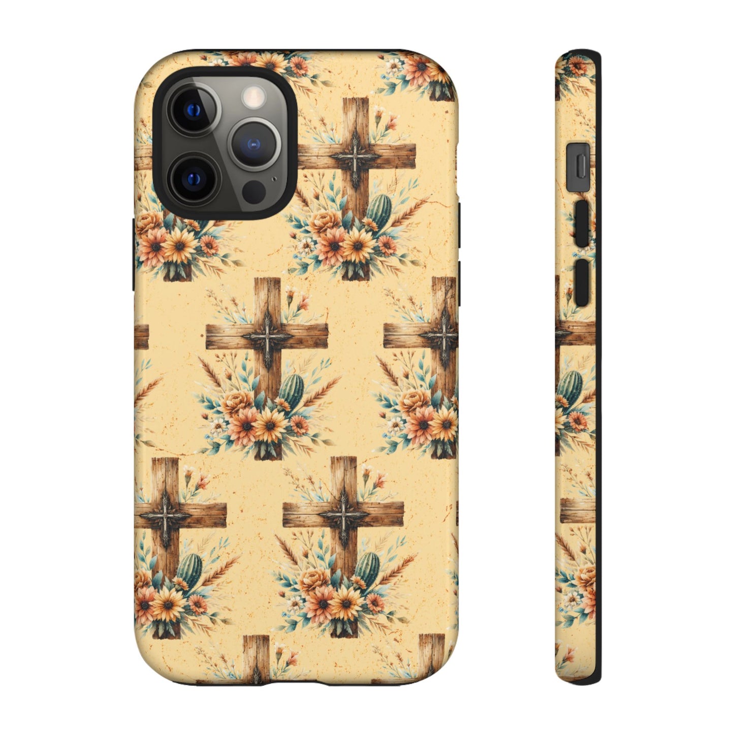 Floral Crosses Tough Case