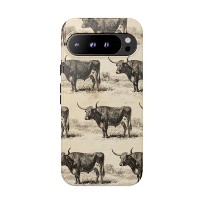 Vintage Longhorns Tough Case