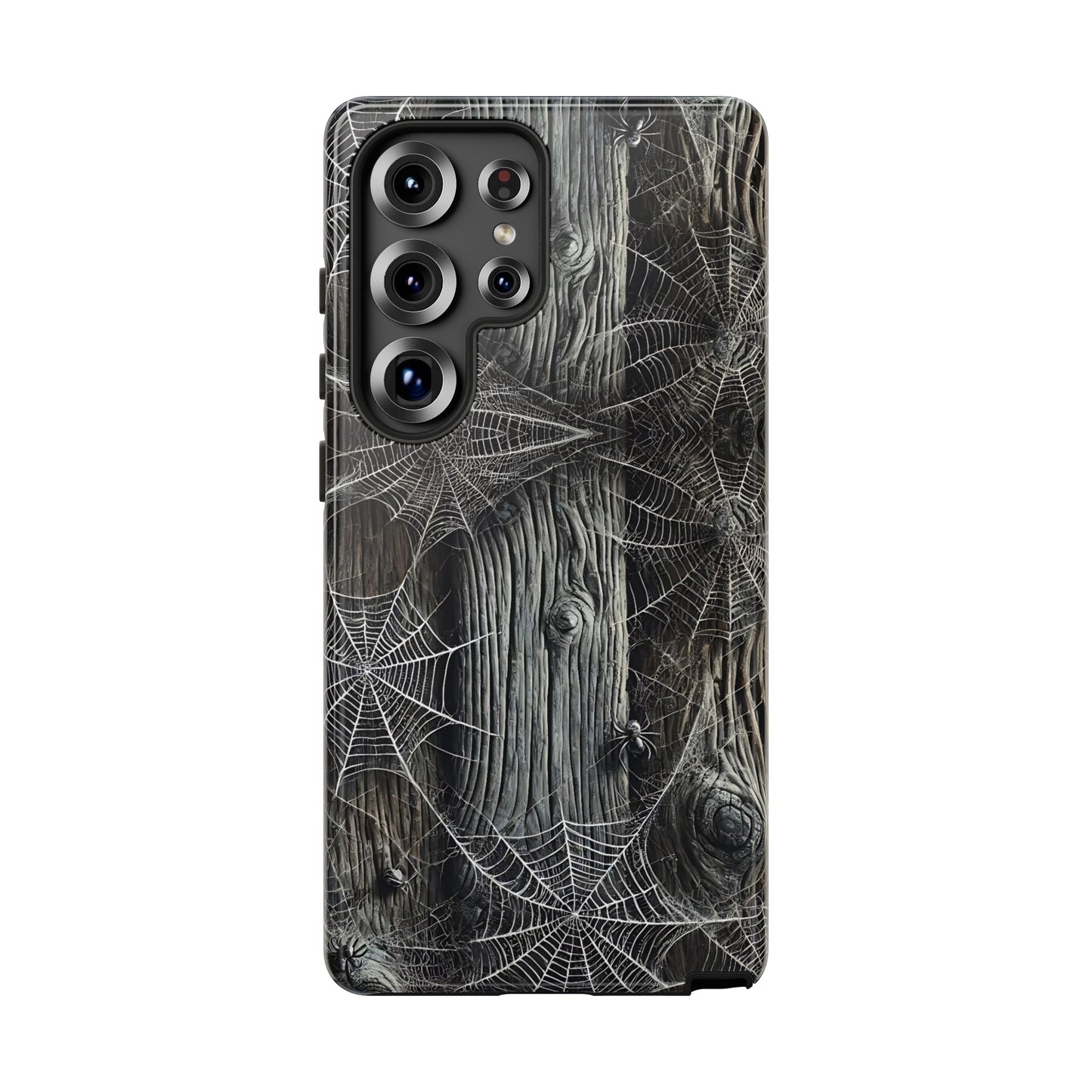 Spiderwebs Barnwood Tough Phone Case