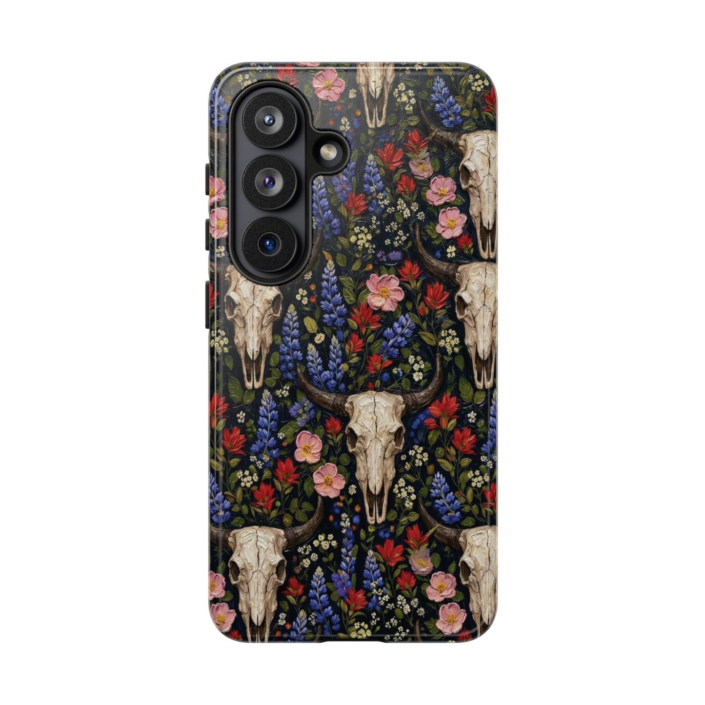 Floral Skull Tough Case