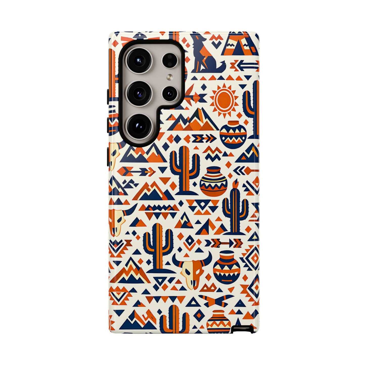 Southwest Tribal Orange Tough Case