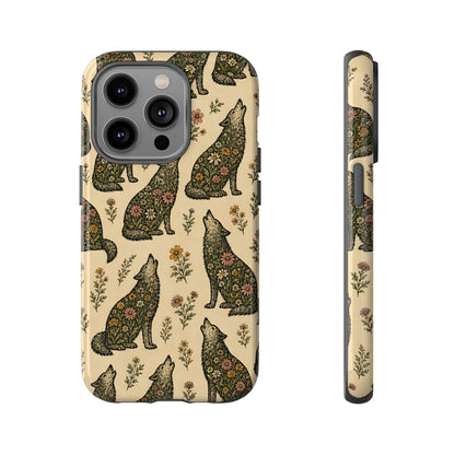 Floral Wolves Tough Case