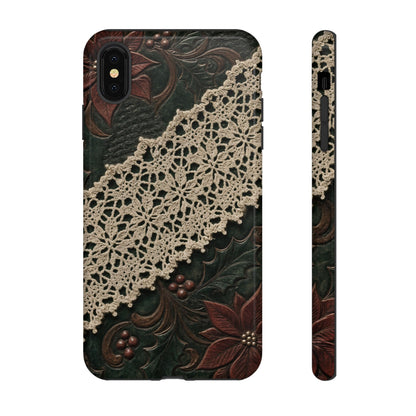 Poinsettia Lace Tough Case