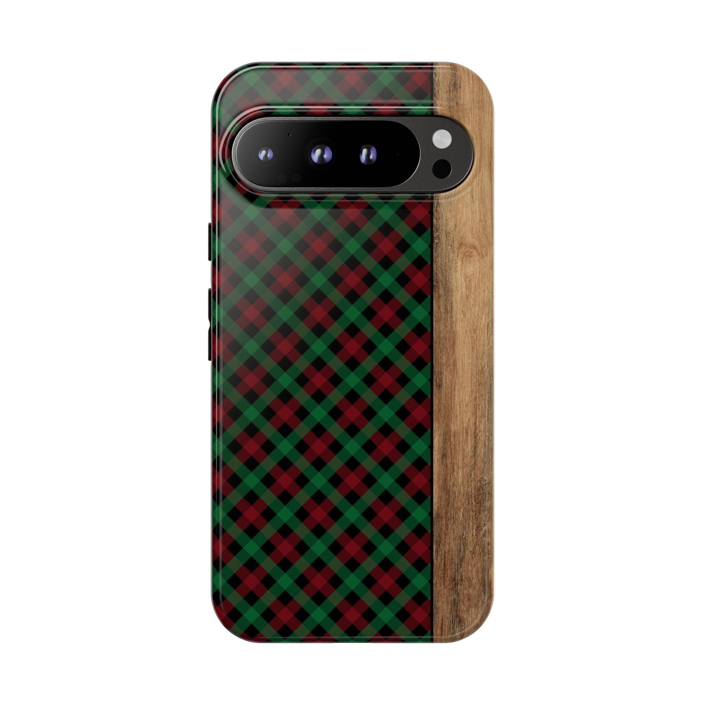 Red Green Plaid Tough Phone Case