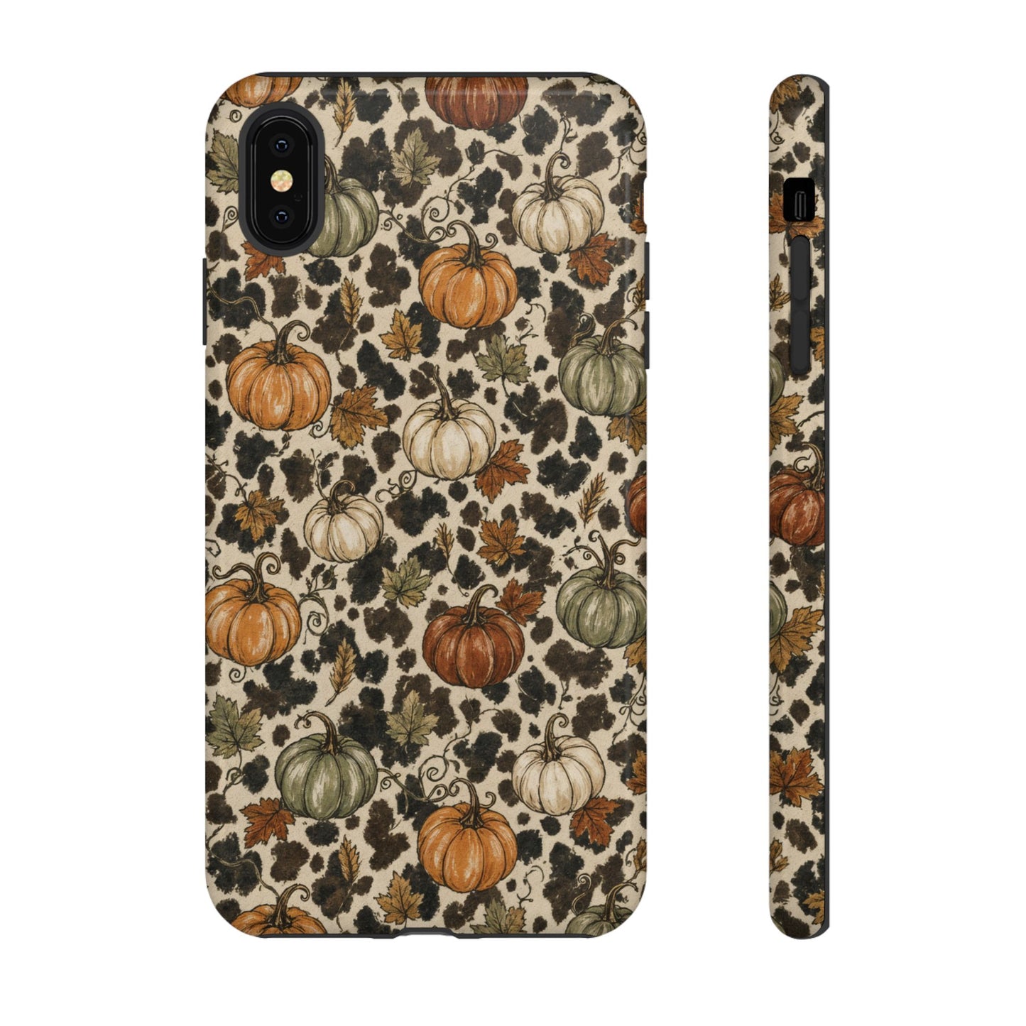 Cowhide Pumpkin Patch Tough Case