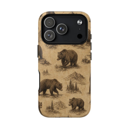Vintage Bear Magnetic Case