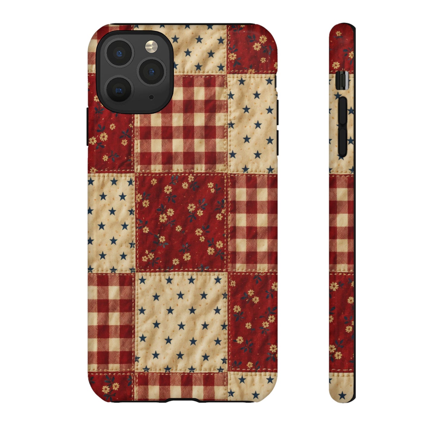 Gingham Stars Tough Case