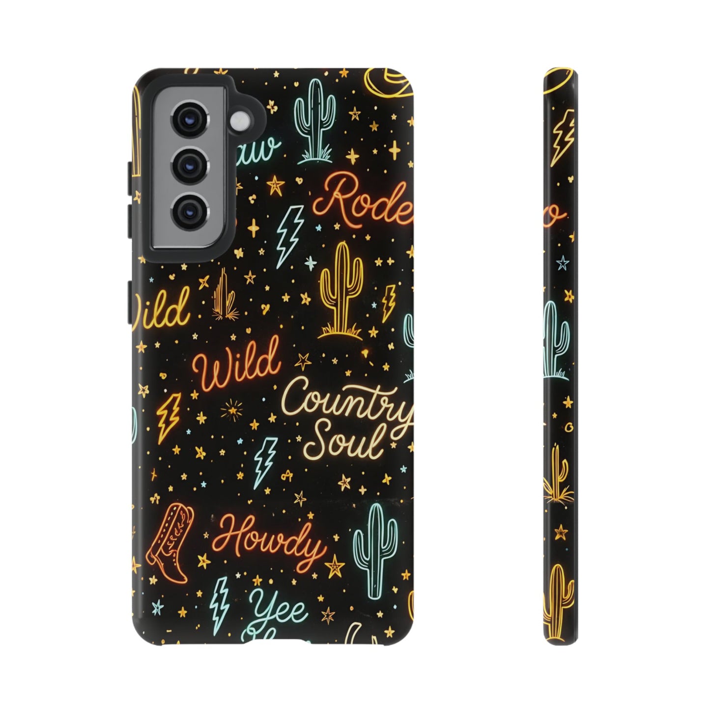 Neon Western Script Tough Case