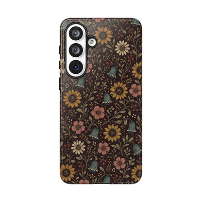 Plum Folk Floral Tough Case