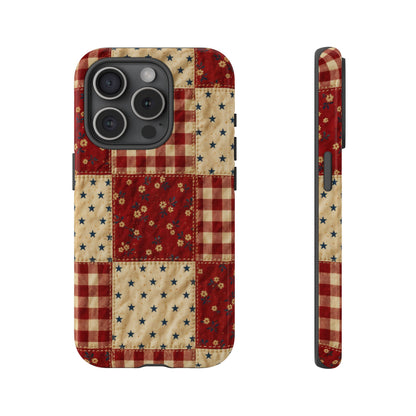 Gingham Stars Tough Case