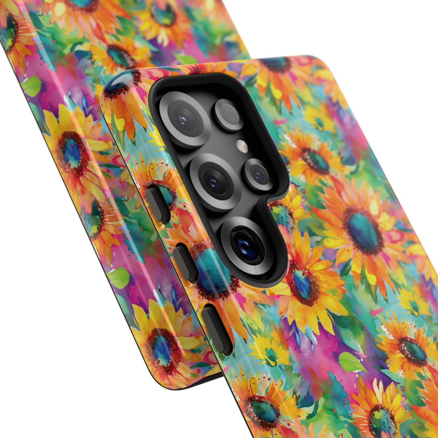 Neon Sunflowers Phone Case
