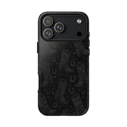 Western Noir Boots Tough Case