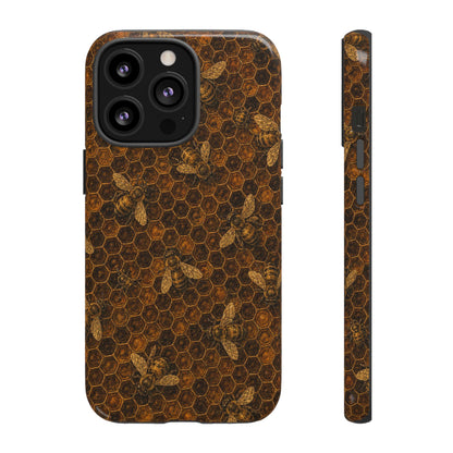 Golden Honeycomb Tough Case