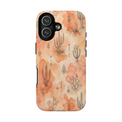 Watercolor Cactus Magnetic Case