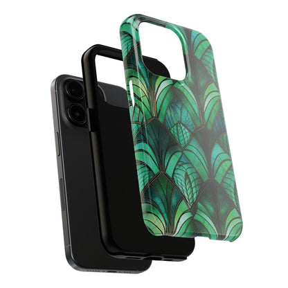 Emerald Green Stained Glass Phone Case