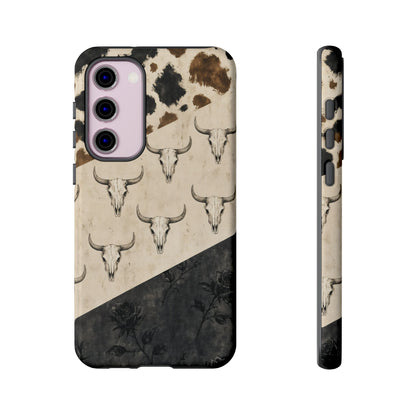 Bull Skull Rose Tough Case