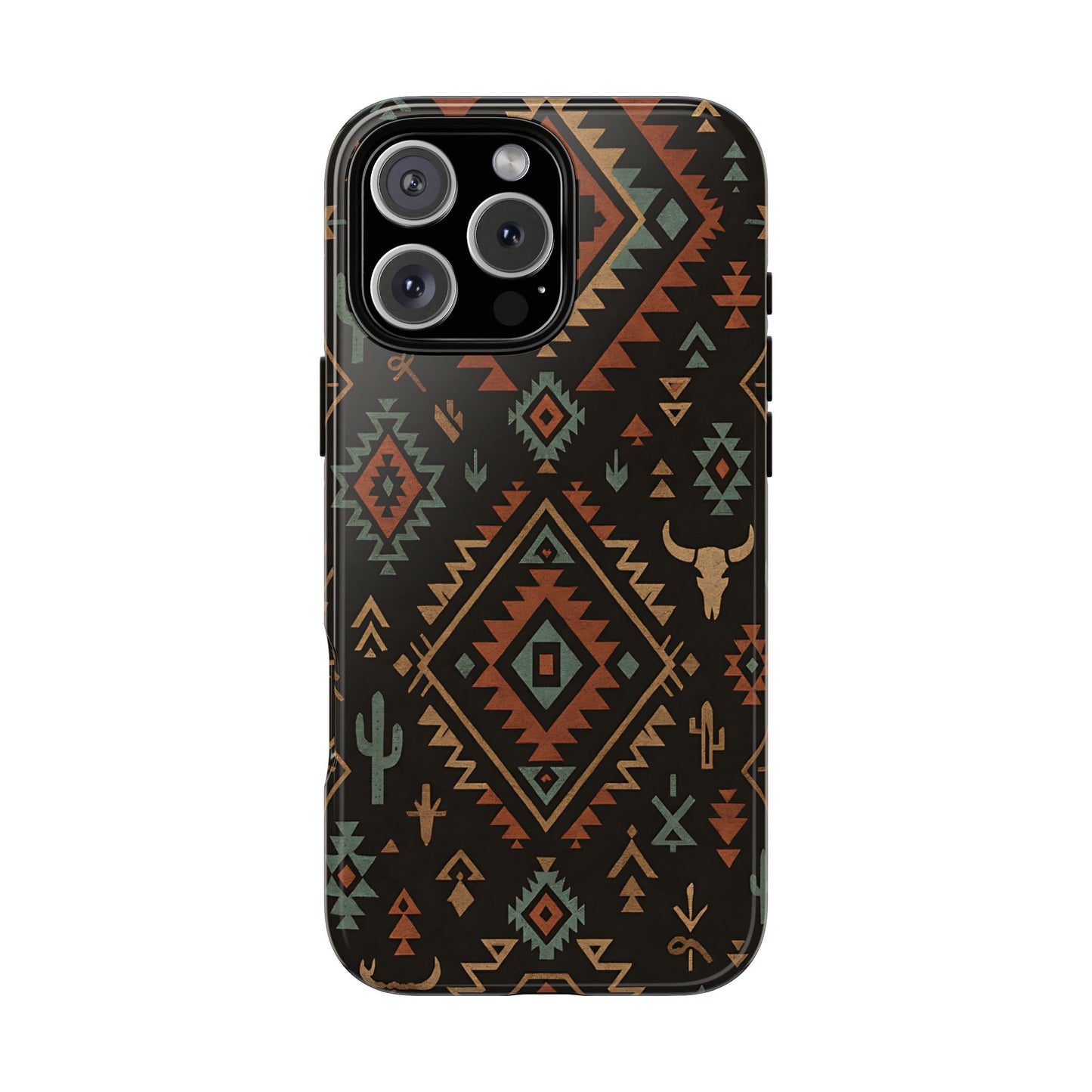 Midnight Western Aztec Tough Phone Case