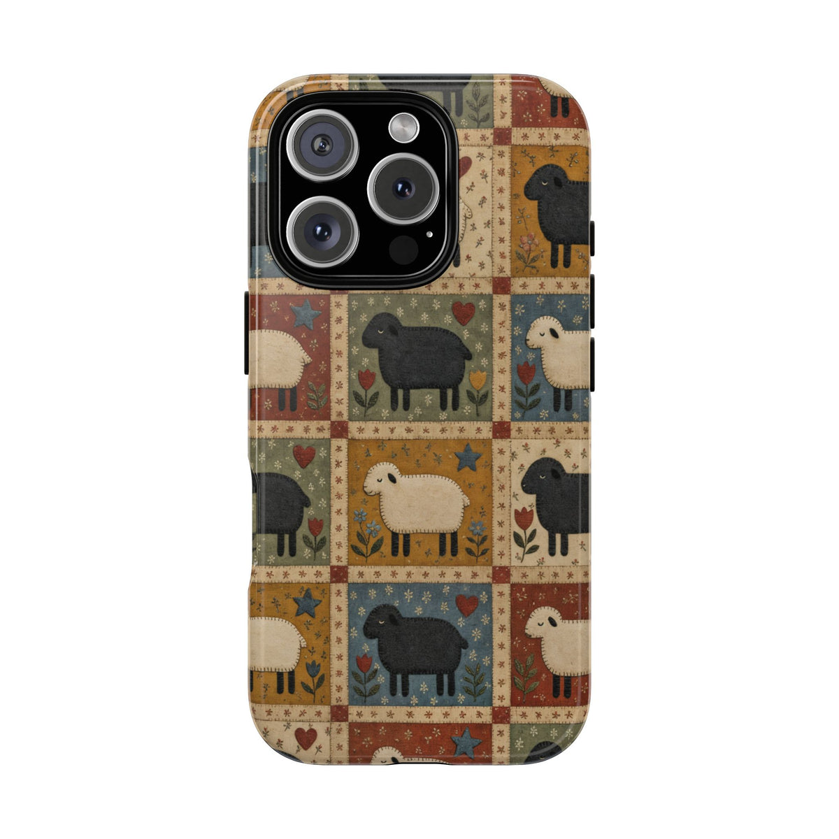 Sheep Quilt Tough Case