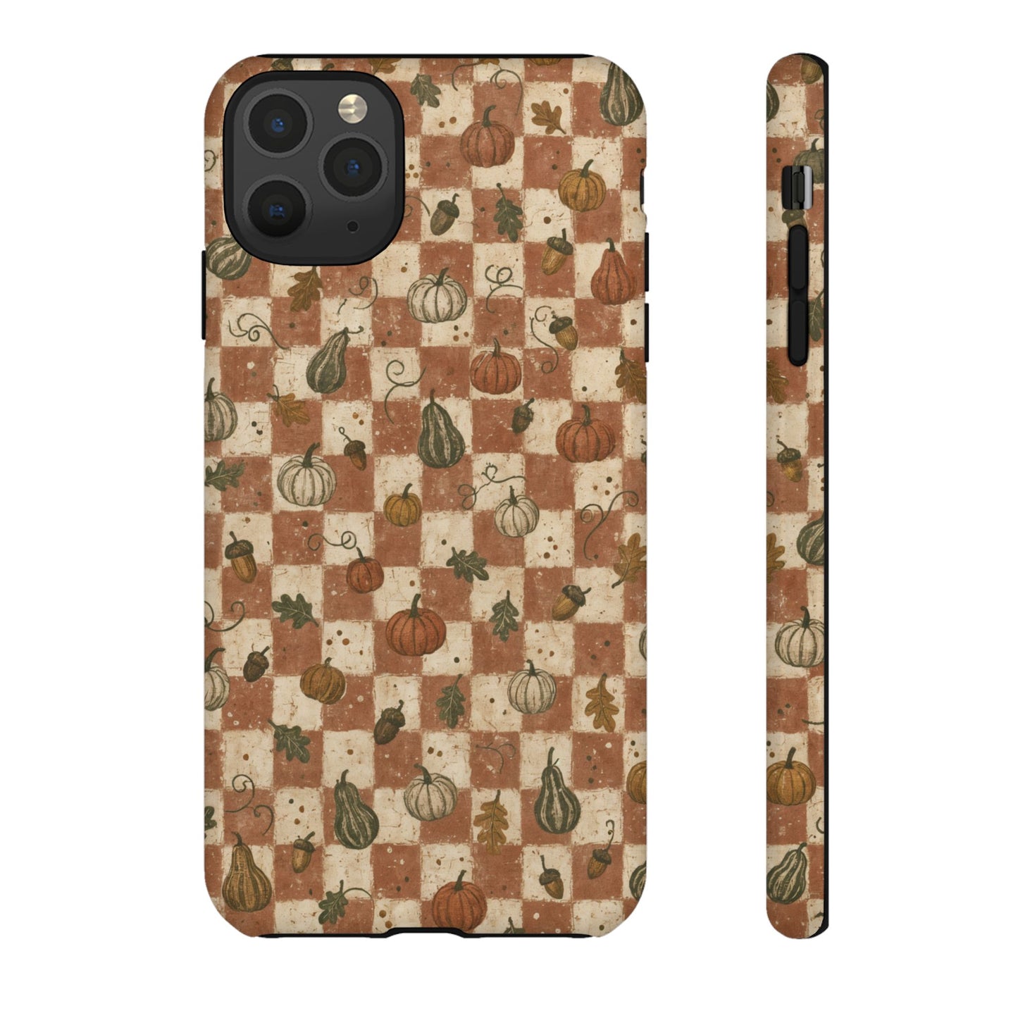 Pumpkin Checker Tough Case