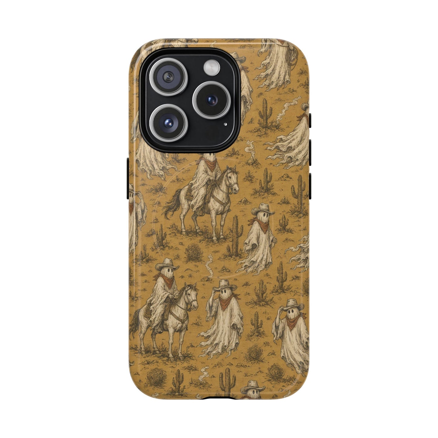 Ghost Cowboy Toile Magnetic Case