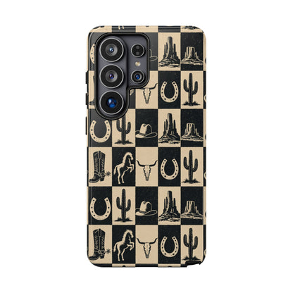 Western Checkerboard Tough Case