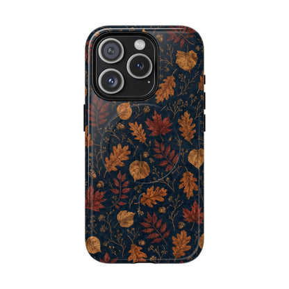 Navy Oak Leaf Magnetic Case
