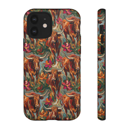 Painted Longhorns Tough Case