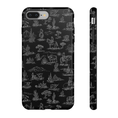 Midnight Toile Tough Case