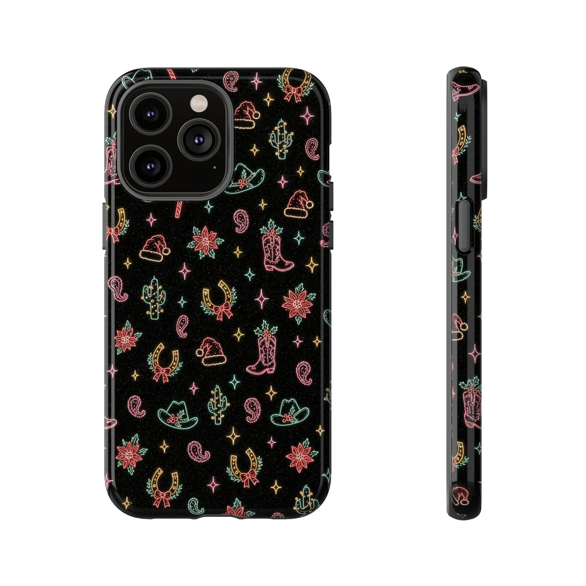 Neon Holiday Doodles Tough Case