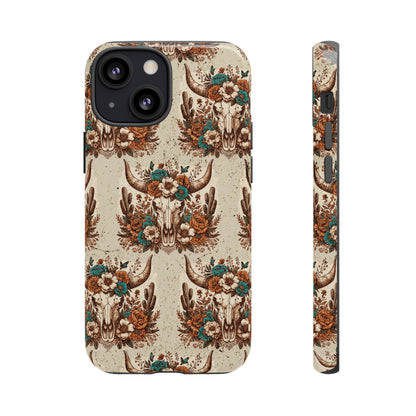 Boho Bull Skull Tough Case